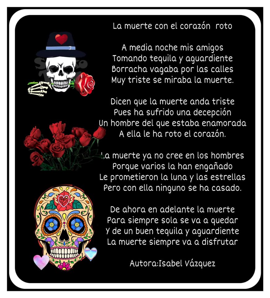 Calavera muerte corazón roto