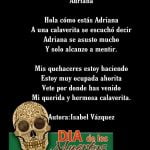 Calaverita para Adriana