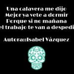 Calaverita despedido