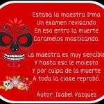 Calaverita a la maestra Irma